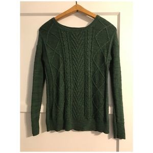 Forest green sweater